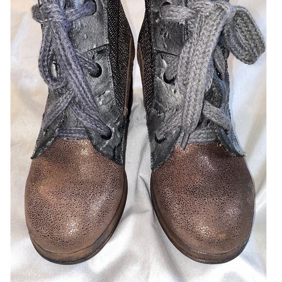 Papucei Women's Leather Lace Up Ankle Boot - NWOB - Women's Size 36 - Hand Made - Picture 4 of 12